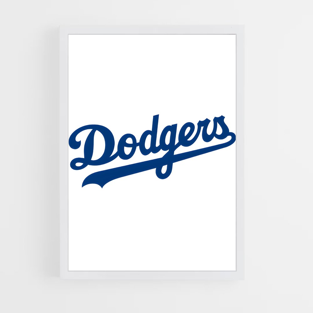 Poster Dodgers Pride – affiche Baseball (vue 3)